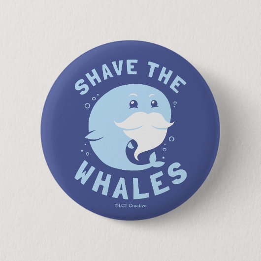 Shave the Whales Button (Vorderseite)