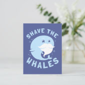 Shave the Whales Postkarte (Stehend Vorderseite)