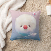 Shaved Ice Pup: Smiling Bichon Summer Dessert Kissen (Decke)