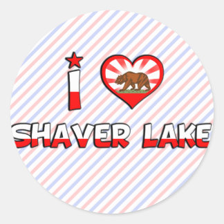 Shaver Lake, CA Runder Aufkleber