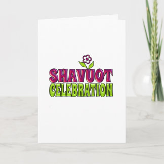 Shavuot Celebration fun Gruß mit Blume Einladung