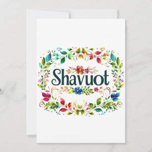 Shavuot - Feierlichkeiten zum Shavuot Festival Einladung