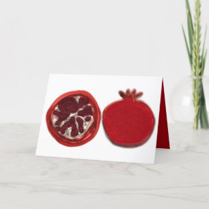 Shavuot funkelnd Granatapfel Karte