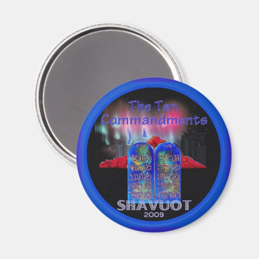SHAVUOT Magnet (Vorderseite/Rückseite)