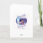 Shavuot Segen - Shavuot Karte mit Bluebells (Rückseite)