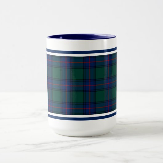 Shaw Clan Tartan Tasse (Zentrum)