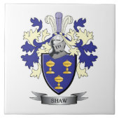 Shaw-Familienwappen-Wappen Fliese (Vorderseite)