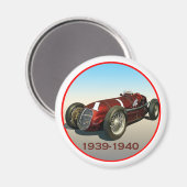 Shaw Maserati 8CTF Indy Car Magnet (Vorderseite/Rückseite)