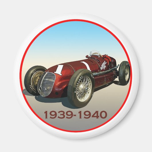 Shaw Maserati 8CTF Indy Car Magnet (Vorne)