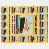 Shaw Savill Line Fleecedecke (Vorderseite (Horizontal))