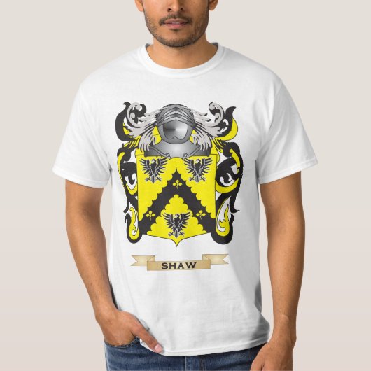 Shaw-Wappen (Familienwappen) T-Shirt (Vorderseite)