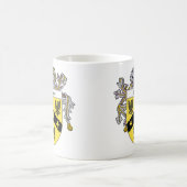 Shaw-Wappen (überzogen) Kaffeetasse (Mittel)