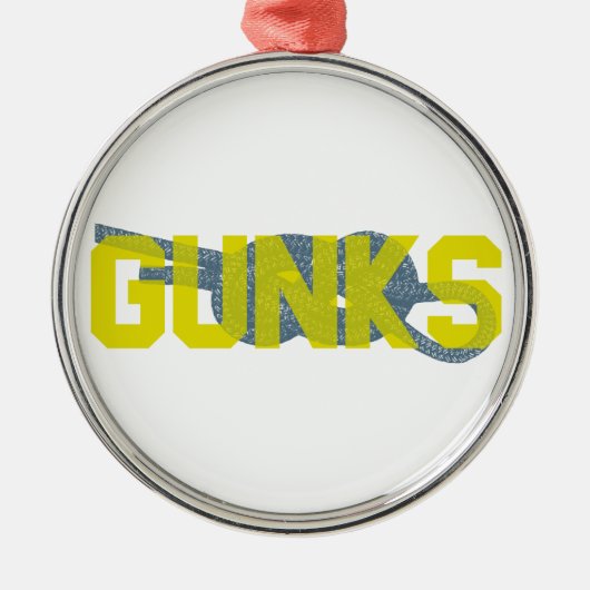 Shawagunks Climbing Ornament Aus Metall (Vorne)