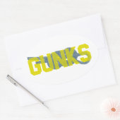 Shawagunks Climbing Ovaler Aufkleber (Umschlag)