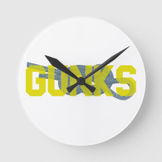 Shawagunks Climbing Runde Wanduhr (Vorderseite)