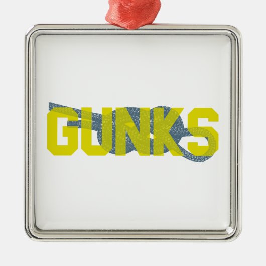 Shawagunks Climbing Silbernes Ornament (Vorne)