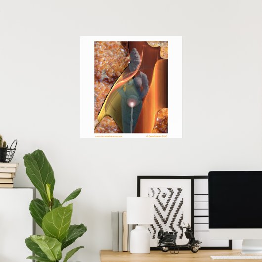 Shawarie Goddess of Crystal Light Poster (Heimbüro)