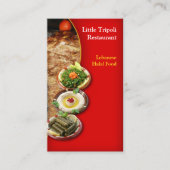 Shawarma Middle East Business Card Visitenkarte (Vorderseite)