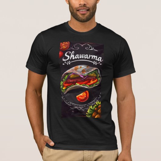 Shawarma Sensation: Arabiens authentische Gewürze T-Shirt (Vorderseite)