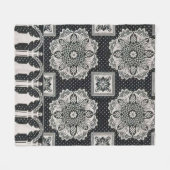 Shawl Blume Print Sherpa Blanket Fleecedecke (Vorderseite (Horizontal))