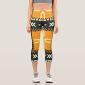 Shawl Design: Indian Batik Square. Capri Leggings (Vorderseite)