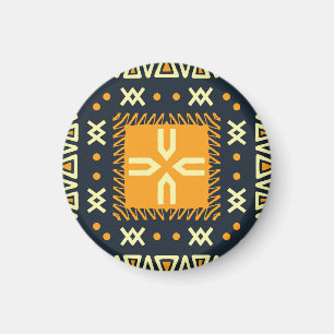 Shawl Design: Indian Batik Square. Magnet
