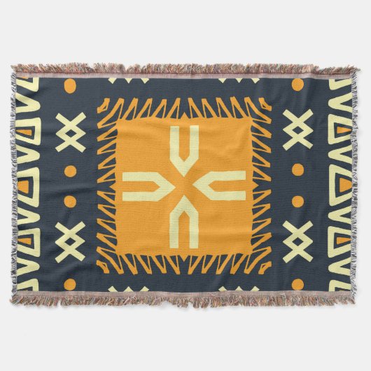 Shawl-Design: Indisches Batik-Quadrat. Decke (Vorderseite)