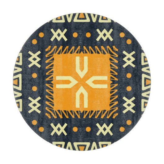 Shawl-Design: Indisches Batik-Quadrat. Schneidebrett (Vorderseite)