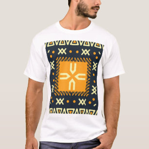 Shawl-Design: Indisches Batik-Quadrat. T-Shirt
