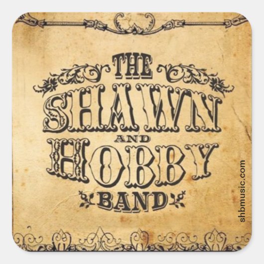 Shawn & Hobby Band Album Sticker (Vorderseite)