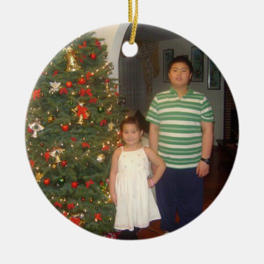 Shawn und Chloe Keramikornament (Vorne)