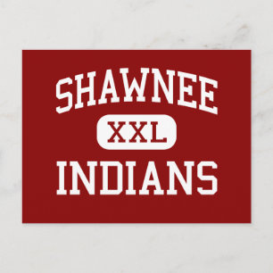 Shawnee - Amerikanische Ureinwohner - High School Postkarte
