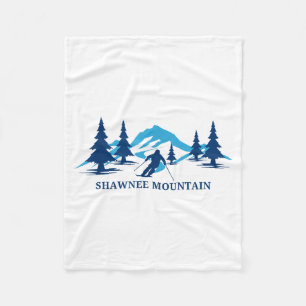 Shawnee Berg Pennsylvania Skigebiet Skifahren Fleecedecke