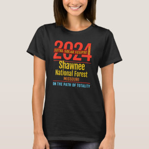 Shawnee Forest Illinois IL Total Solar Eclipse 202 T-Shirt