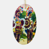 Shawnee Indian War Tänzer, Oklahoma Keramikornament (Rechts)