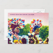 Shawnee Indian War Tänzer, Oklahoma Postkarte (Vorne/Hinten)