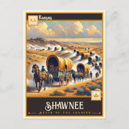 Shawnee, Kansas | VINTAG Postkarte