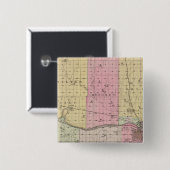Shawnee-Landkreis, Kansas Button (Vorne & Hinten)