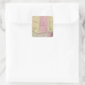 Shawnee Landkreis, Kansas Quadratischer Aufkleber (Tasche)