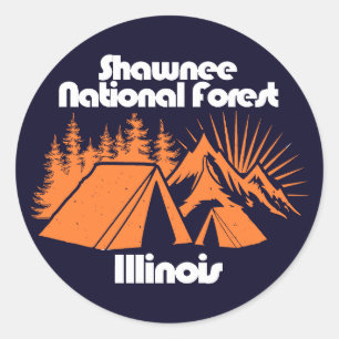 Shawnee National Forest Runder Aufkleber