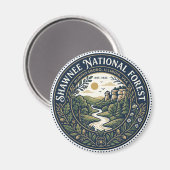 Shawnee National Forest USA Magnet (Vorderseite/Rückseite)