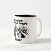 Shawnee National Forest Zweifarbige Tasse (VorderseiteRechts)