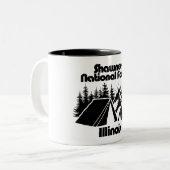 Shawnee National Forest Zweifarbige Tasse (Vorderseite Links)