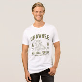 Shawnee-Nationalpark Tri-Blend Shirt (Vorderseite voll)