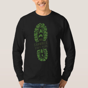 Shawnee Staat Park Pennsylvania Pa Wanderboot T-Shirt