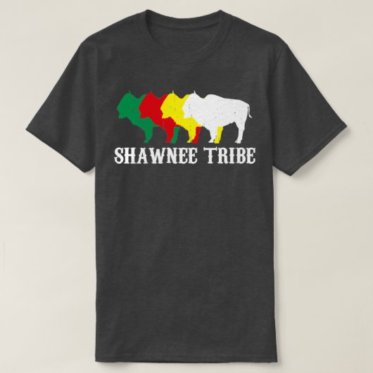 Shawnee Stbe Native Amerikanischen Ureinwohners T-Shirt (Design vorne)