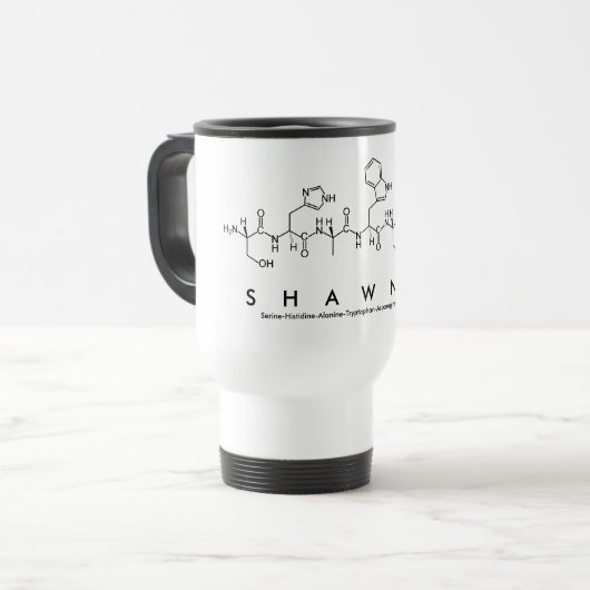 Shawnna Peptidname Tasse (Vorderseite Links)