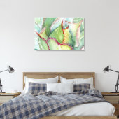 Shaw's Agave Canvas Print Leinwanddruck (Insitu (Schlafzimmer))