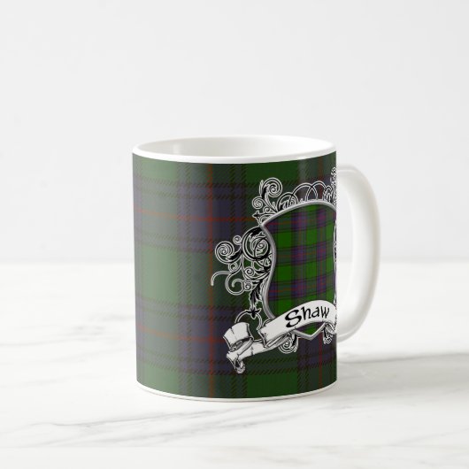Shawtartan-Schild Kaffeetasse (VorderseiteRechts)