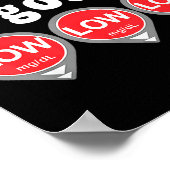 Shawty Got Low Diabetes Meme Cgm Alert Icons  Poster (Ecke)